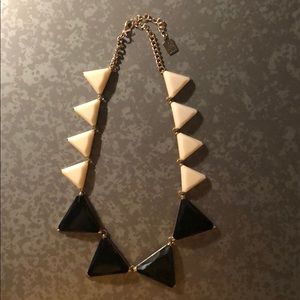 Nordstrom black and white necklace.